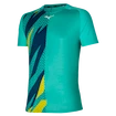 Tricou pentru bărbați Mizuno  Shadow Graphic Tee Turquoise M