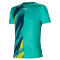 Tricou pentru bărbați Mizuno  Shadow Graphic Tee Turquoise M