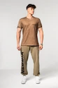 Tricou pentru bărbați Nebbia  Washed-off Cotton T-shirt MAX OUT Light Brown