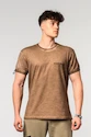 Tricou pentru bărbați Nebbia  Washed-off Cotton T-shirt MAX OUT Light Brown