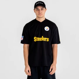 Tricou pentru bărbați New Era Wordmark Oversized NFL Pittsburgh Steelers