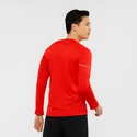 Tricou pentru bărbați Salomon  Agile LS Tee red