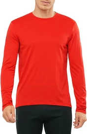 Tricou pentru bărbați Salomon Agile LS Tee red