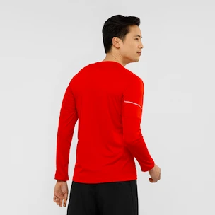 Tricou pentru bărbați Salomon  Agile LS Tee red S