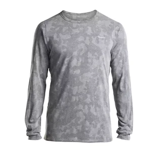 Tricou pentru bărbați Saucony  Negative-Splt Jacquard LS grey