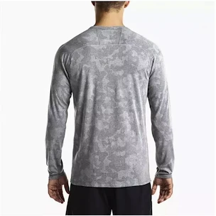 Tricou pentru bărbați Saucony  Negative-Splt Jacquard LS grey