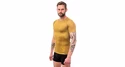 Tricou pentru bărbați Sensor  Coolmax Mesh Mustard