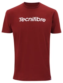 Tricou pentru bărbați Tecnifibre Club Cotton Tee Cardinal