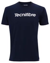 Tricou pentru bărbați Tecnifibre Club Cotton Tee Marine