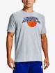 Tricou pentru bărbați Under Armour  BBALL BRANDED WRDMRK SS-GRY