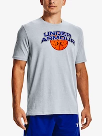 Tricou pentru bărbați Under Armour BBALL BRANDED WRDMRK SS-GRY