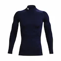 Tricou pentru bărbați Under Armour  ColdGear Armour Comp Mock Midnight Navy