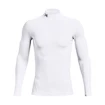 Tricou pentru bărbați Under Armour  ColdGear Armour Comp Mock White