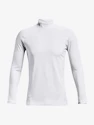 Tricou pentru bărbați Under Armour  Fitted Mock-WHT