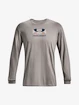 Tricou pentru bărbați Under Armour  GRID GEOMETRIC LOGO LS-GRY