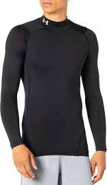 Tricou pentru bărbați Under Armour HeatGear Armour Comp Mock LS Black