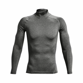 Tricou pentru bărbați Under Armour HeatGear Armour Comp Mock LS Gray