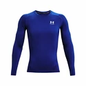 Tricou pentru bărbați Under Armour HeatGear Comp LS Blue