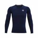 Tricou pentru bărbați Under Armour HeatGear Comp LS Midnight Blue