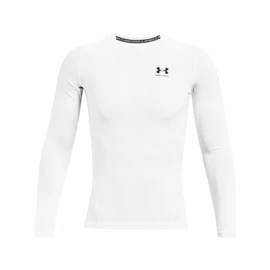 Tricou pentru bărbați Under Armour HeatGear Comp LS White