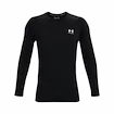 Tricou pentru bărbați Under Armour HeatGear Fitted LS Black