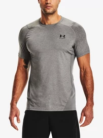 Tricou pentru bărbați Under Armour HeatGear Fitted SS Grey