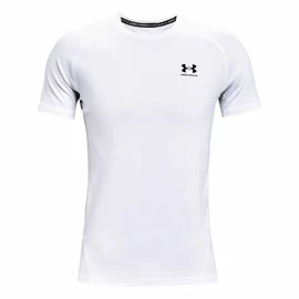 Tricou pentru bărbați Under Armour HeatGear Fitted SS White