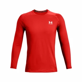 Tricou pentru bărbați Under Armour HeatGear HeatGear Armour Fitted LS Radiant Red