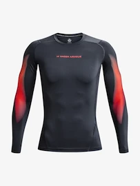 Tricou pentru bărbați Under Armour HeatGear Novelty LS-GRY