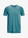 Tricou pentru bărbați Under Armour  Seamless Grid SS-BLU