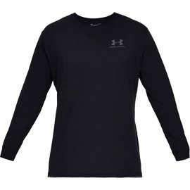 Tricou pentru bărbați Under Armour SPORTSTYLE LEFT CHEST LS Black