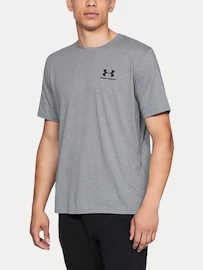 Tricou pentru bărbați Under Armour Sportstyle Left Chest Ss Grey