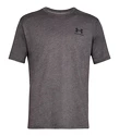 Tricou pentru bărbați Under Armour  Sportstyle Left Chest SS Grey