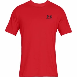 Tricou pentru bărbați Under Armour Sportstyle Left Chest SS Red