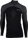 Tricou pentru bărbați UYN  Running Alpha OW Shirt LS Zip Up black/grey S