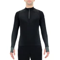 Tricou pentru bărbați UYN  Running Exceleration Shirt LS Zip Up Black