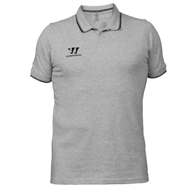 Tricou pentru bărbați Warrior Alpha X Base Polo Gray