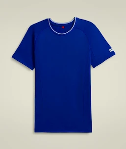 Tricou pentru bărbați Wilson  M Team Seamless Crew Royal Blue