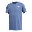 Tricou pentru copii adidas  B Club 3STR Tee Blue 128 cm