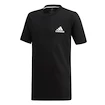 Tricou pentru copii adidas  B Escouade Tee Black 128 cm