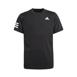 Tricou pentru copii adidas Boys Club 3STR Tee Black