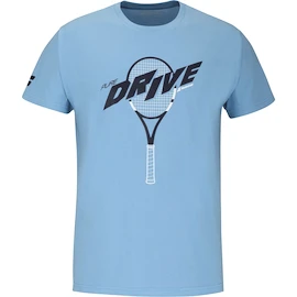 Tricou pentru copii Babolat Drive Cotton Tee Jr Drive Heritage Blue