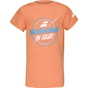 Tricou pentru copii Babolat  Exercise Graphic Tee Boy Vibrant Orange