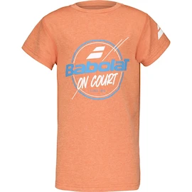 Tricou pentru copii Babolat Exercise Graphic Tee Boy Vibrant Orange