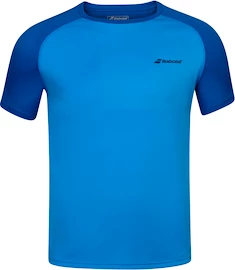 Tricou pentru copii Babolat Play Club Crew Neck Tee Blue