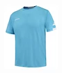 Tricou pentru copii Babolat  Play Crew Neck Tee Boy Cyan Blue