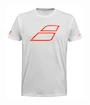 Tricou pentru copii Babolat  Strike Cotton Tee Jr White/Strike Red 8 - 10 ani