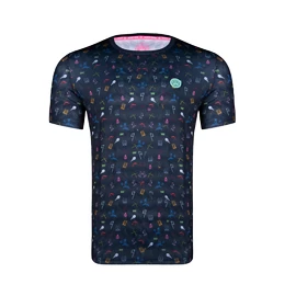 Tricou pentru copii BIDI BADU Deon Tech Tee Dark Blue, Mixed