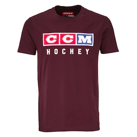 Tricou pentru copii CCM Vintage Fall SS Tee Acai