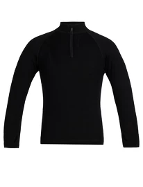 Tricou pentru copii Icebreaker K 260 Tech LS Half Zip BLACK